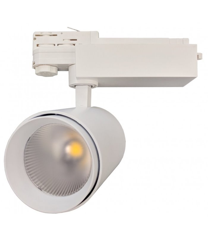 Downlight LED PLATINUM 30W para carril trifásico chip PHILIPS 3000Lm