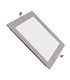 Downlight LED cuadrado extraplano 18W Gris plata corte 205x205 mm 1600Lm IP20