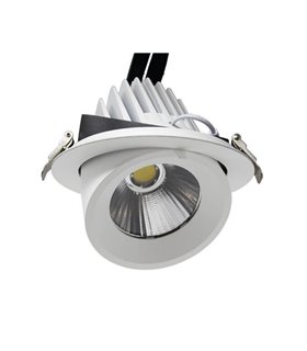 Downlight LED redondo orientable 25W CCT SELECTIVE COLOR corte Ø110mm 2500Lm IP20