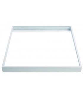 Soporte de superficie en aluminio blancoo para Panel LED 60x60cm