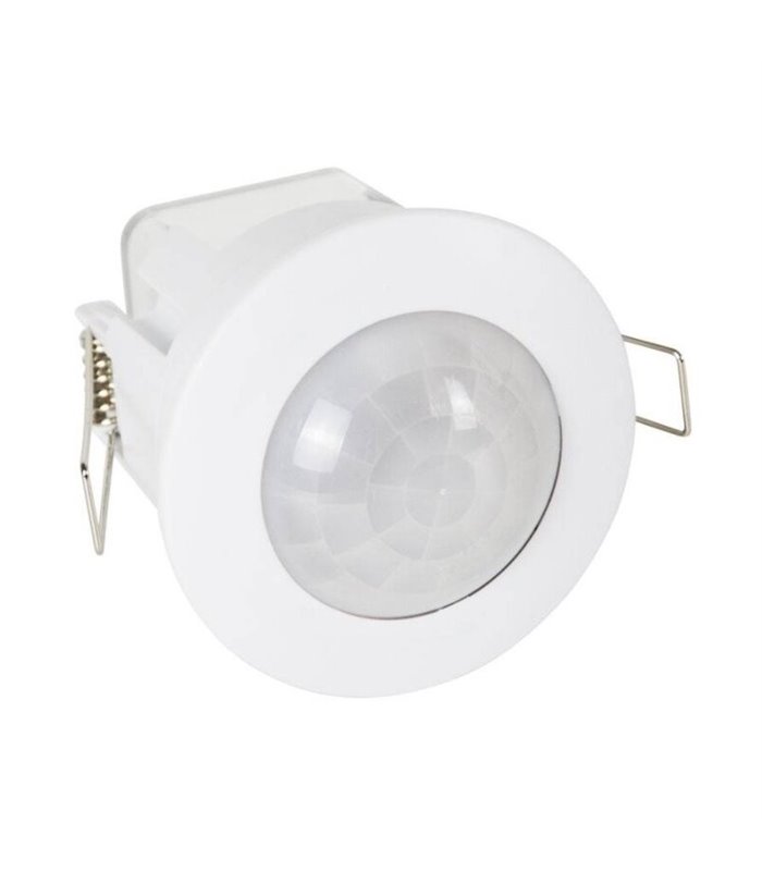 Sensor de movimiento IR empotrable redondo 360º IP20
