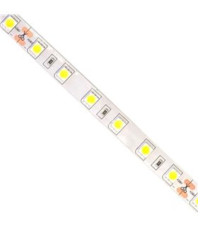 Tira LED 24V 14,4W/m SMD5050 60 chips/m corte 10cm IP20 - 5 metros