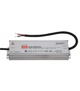 Fuente de alimentación estanca HLG MEANWELL 24V 240W 10A IP67