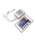 Controlador Tira LED RGB 12/24V, dimable paratélécommande IR 24 teclas