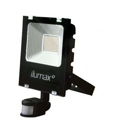 Blanco Intentar Fragante Proyector LED OSLO SMD 30W con sensor de movimiento 2550Lm IP65