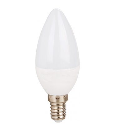 Lámpara LED VILNA C37 vela E14 5W 480Lm