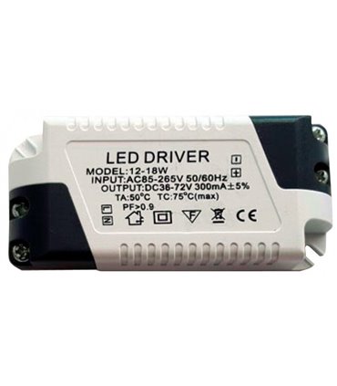 Driver para downlight LED EPISTAR 12W IP20