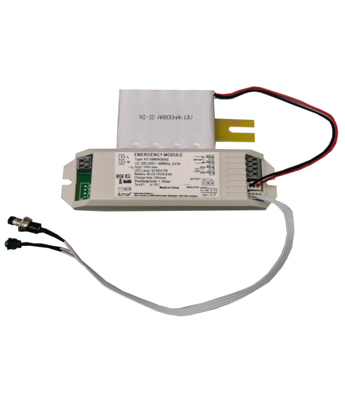 Kit de conversión a EMERGENCIA Paneles LED 7W 1h