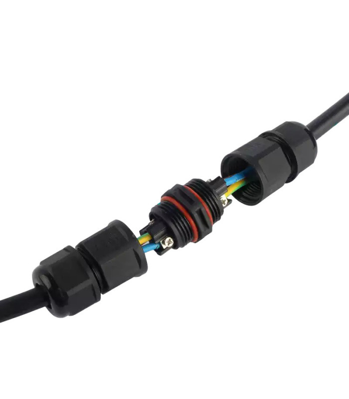 Conector estanco IP68 3 hilos para luminarias de exterior
