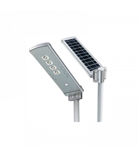 Farola solar LED ILU500 30W chip OSRAM sensor crepuscular + PIR 3000Lm