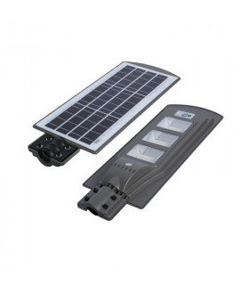 Farola solar LED ILU100G 20W sensor crepuscular + PIR 1350Lm IP65