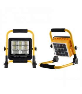 Foco proyector LED solar ILU50 portátil recargable 50W 770Lm IP65