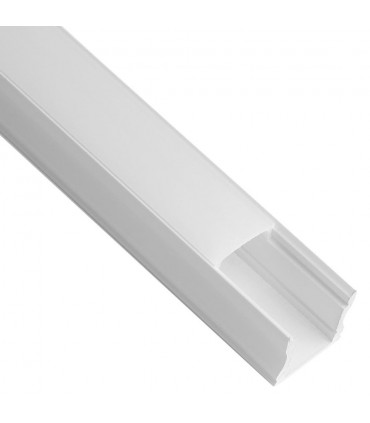 Perfil aluminio blanco
