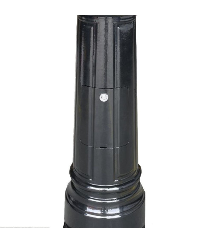 Columna FALSA VILLA 3,2m acero negro