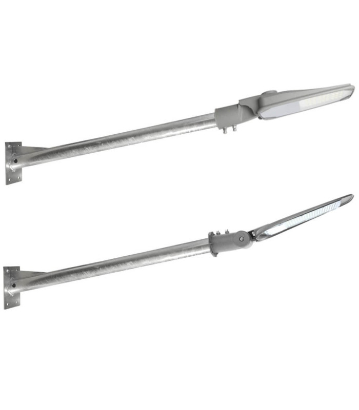 Soporte pared para farola acero galvanizado 15º