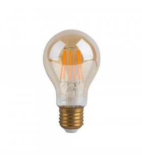 Lámpara LED E27 A60 4W regulable 480Lm filamento gold vintage