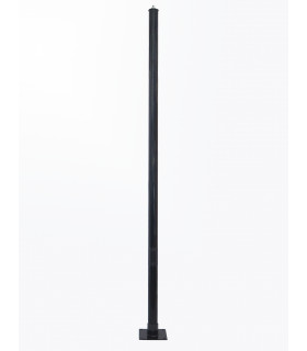 Columna URBAN acero negro para farola