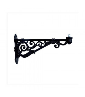 Brazo para farola VILLA aluminio negro