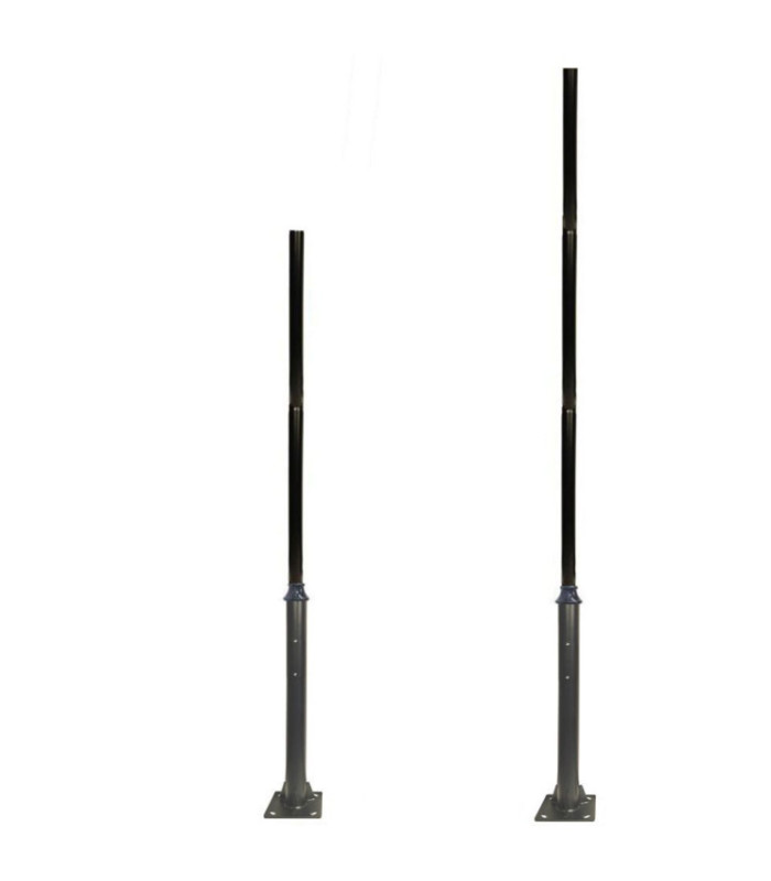 Columna REKA MODULAR en acero negro