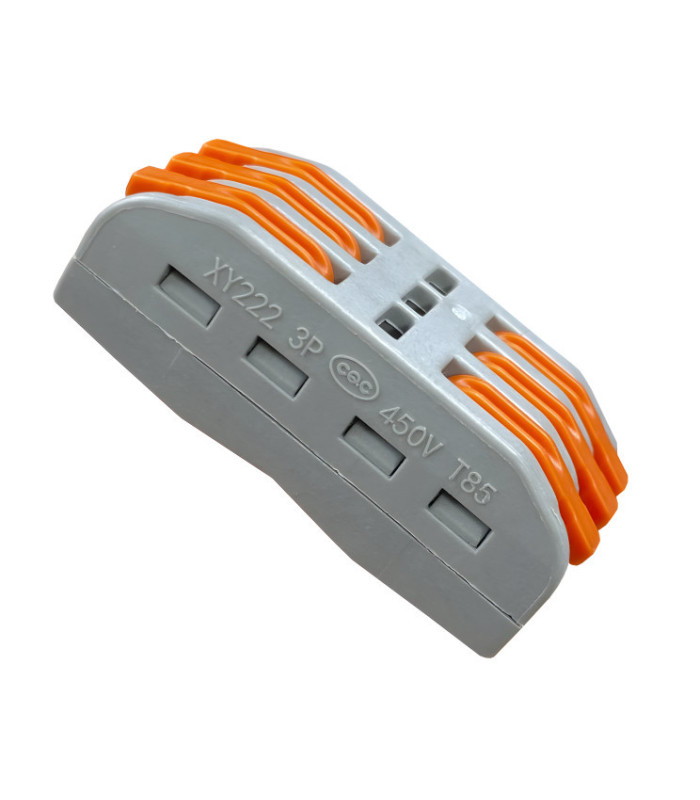 Conector rápido 3 entradas / 3 salidas 3 polos IP20