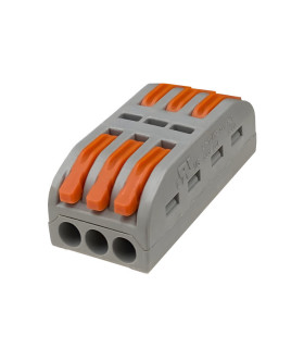 Conector rápido 3 entradas / 3 salidas 3 polos IP20