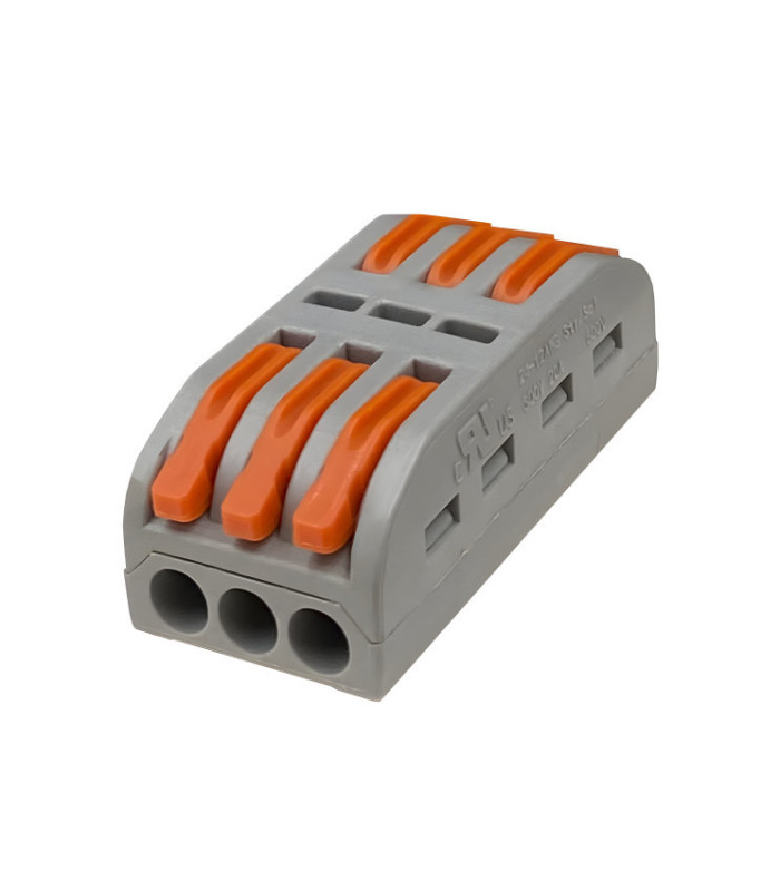 Conector rápido 3 entradas / 3 salidas 3 polos IP20