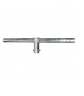 Soporte crucero de acero 2 brazos 110º galvanizado