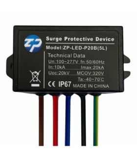Protector ante sobretensiones hasta 20KV IP67 en serie