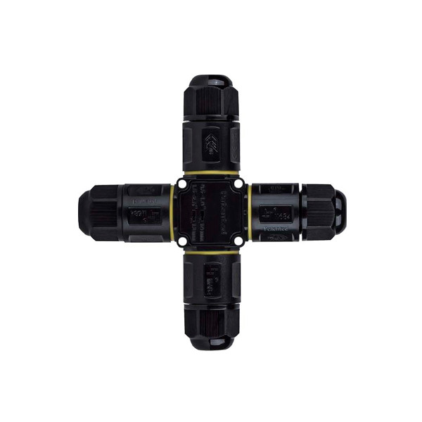 Conector estanco "X" IP68 3 hilos